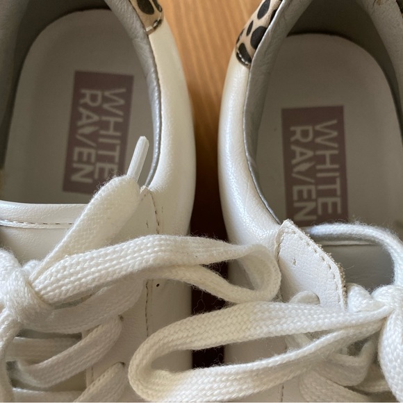 White Raven Leopard Shoes 7.5 - Picture 5 of 15